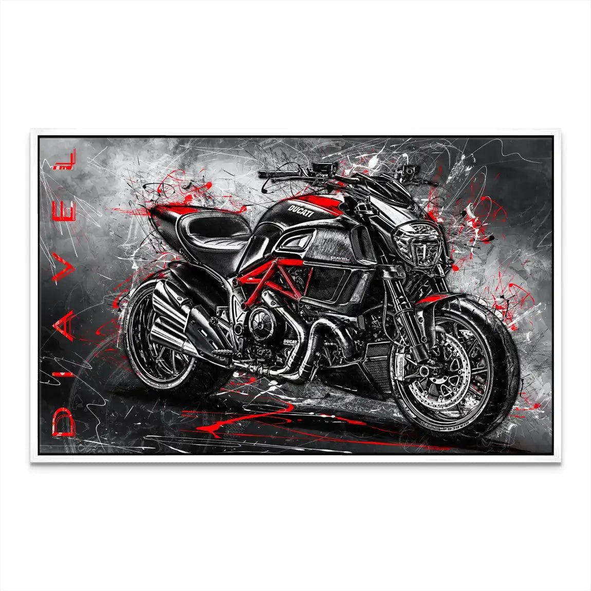 Ducati Diavel Nr.2 Leinwand Bild INGALERIE