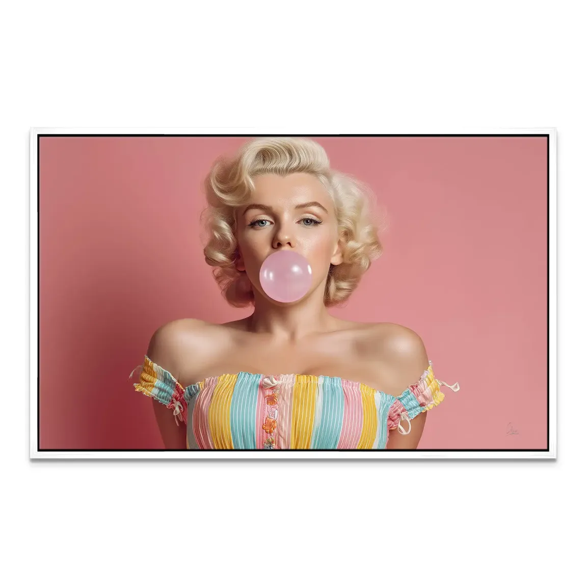 Marilyn Monroe Candy Pop Leinwand Bild
