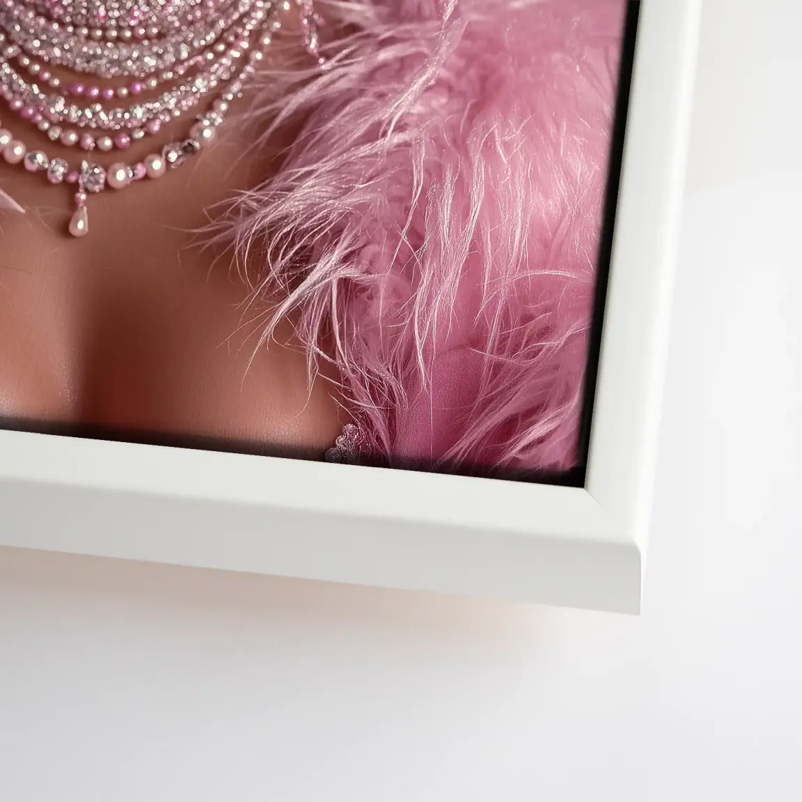 Glamour Girl Leinwand Bild