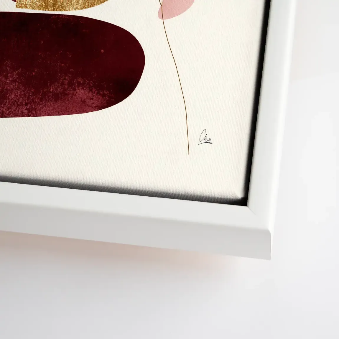 Velvet Shape Leinwand Bild