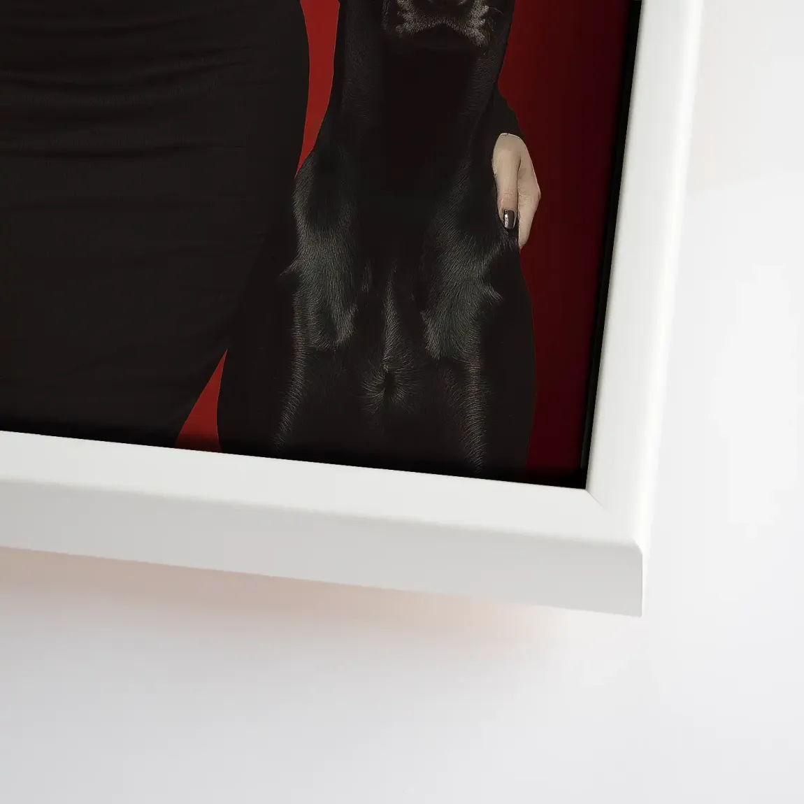 Marilyn Red Coco Leinwand Bild