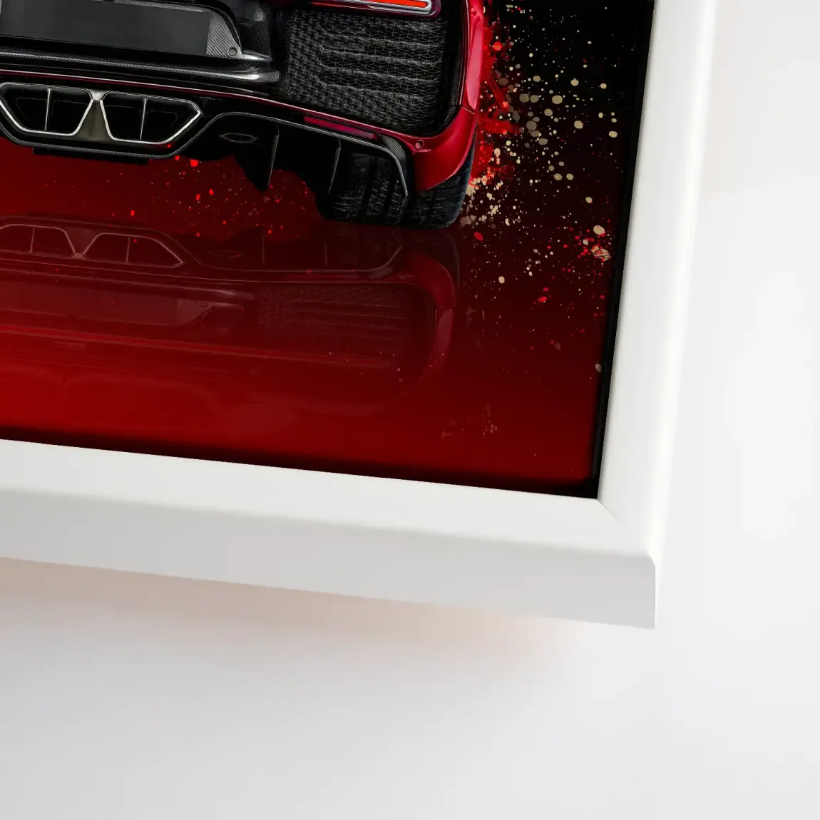 Art of Success Bugatti Leinwand Bild