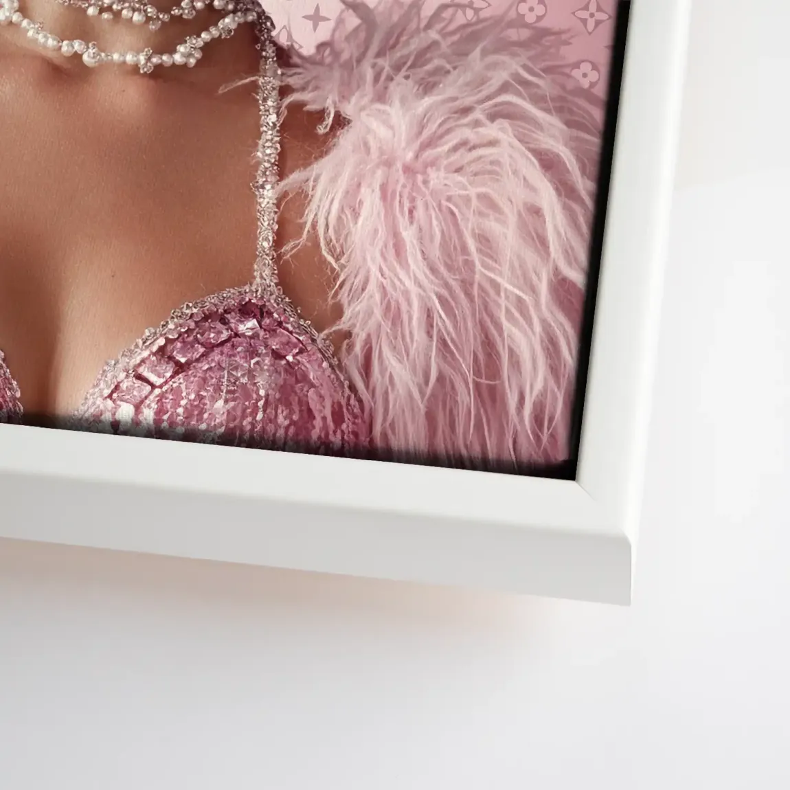 Glamour Lady Leinwand Bild