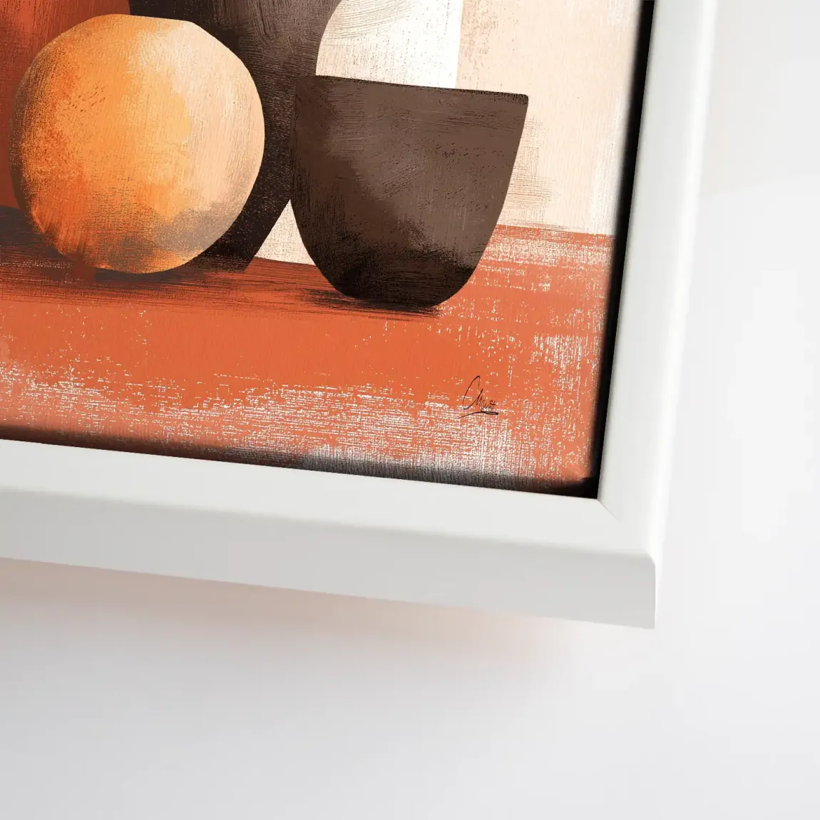 Terracotta Grace Leinwand Bild