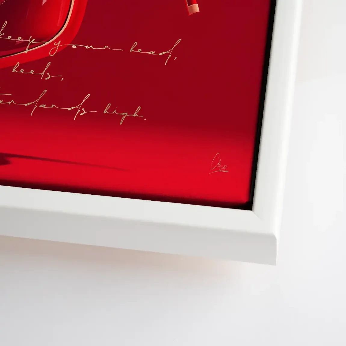 Coco Heels Leinwand Bild