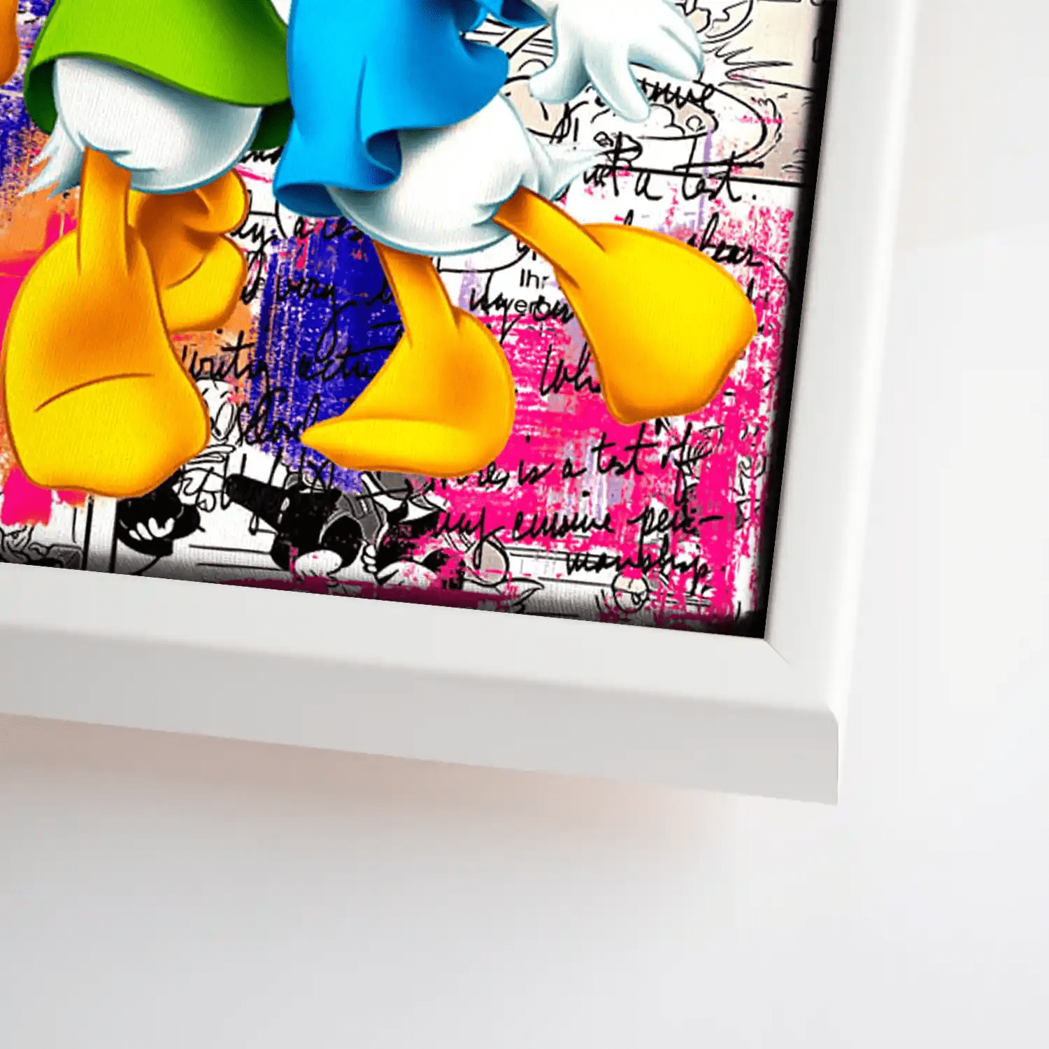 Duck Kids Pop Art Leinwand Bild INGALERIE