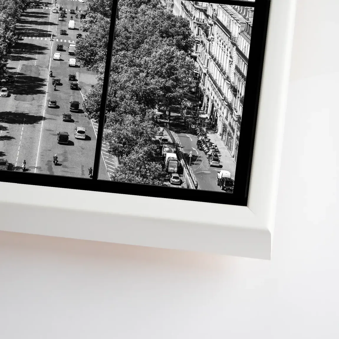 Skyline Avenue Paris Leinwand Bild