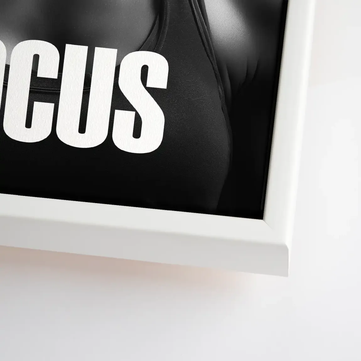 Focus Athletin Leinwand Bild