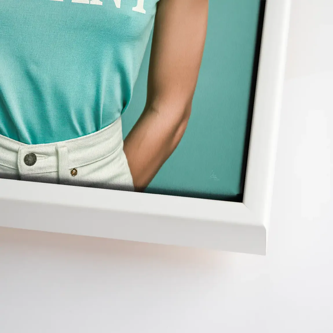 Audrey Bubble Tiffany Leinwand Bild