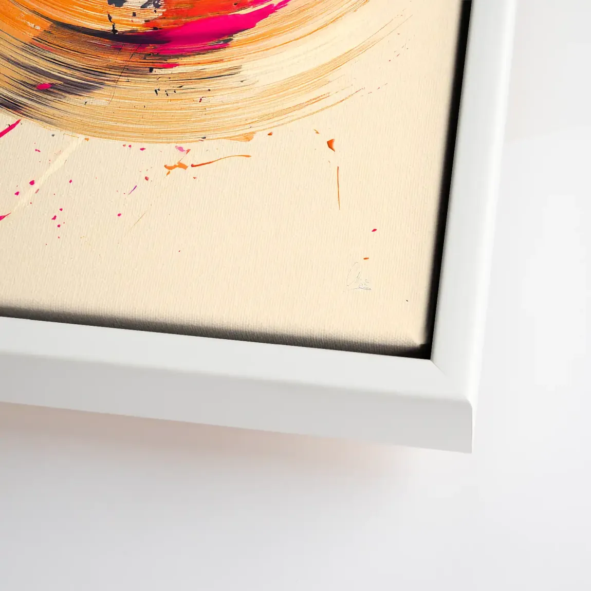 Bewegte Farbe Abstrakt Leinwand Bild