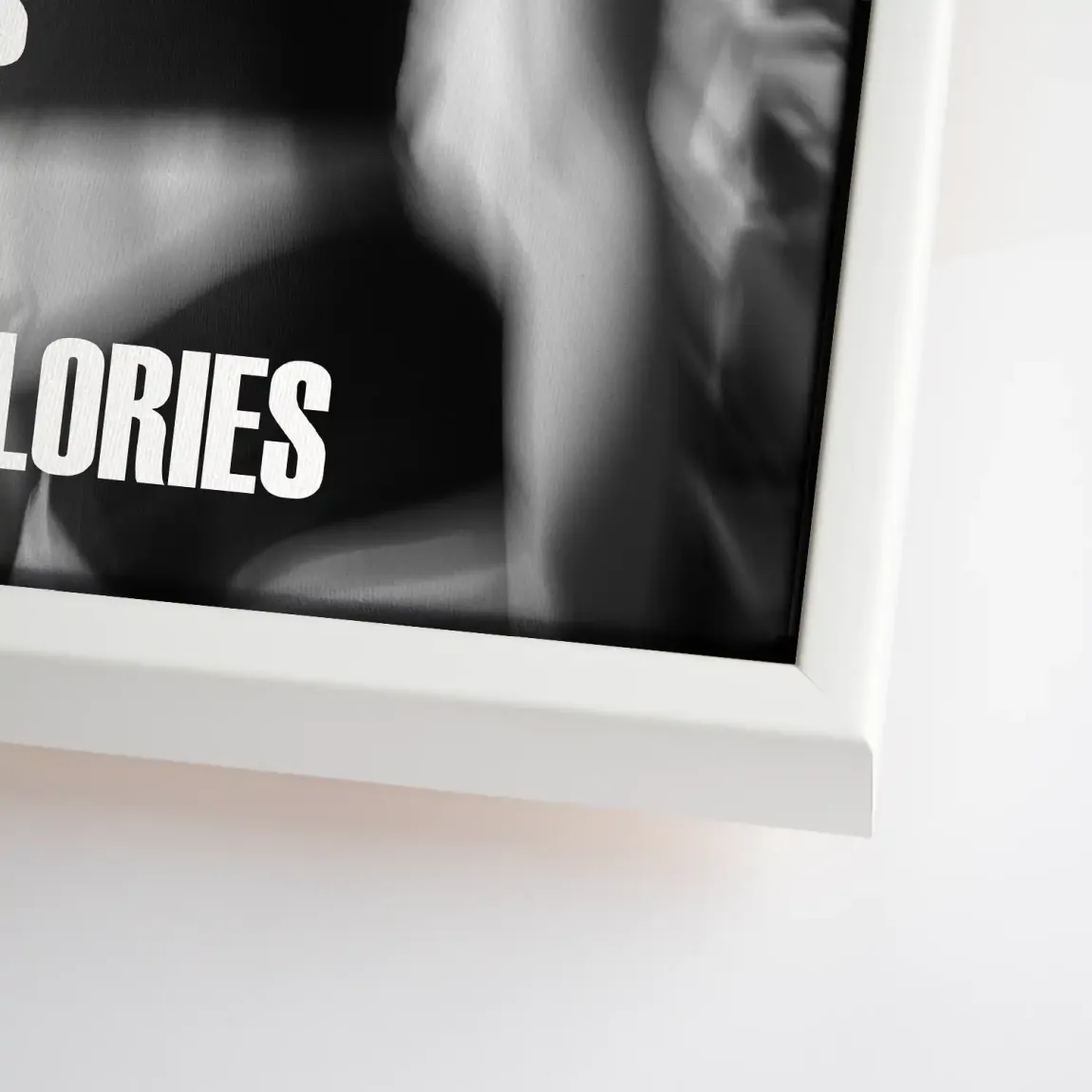 Burn Calories Fitness Leinwand Bild