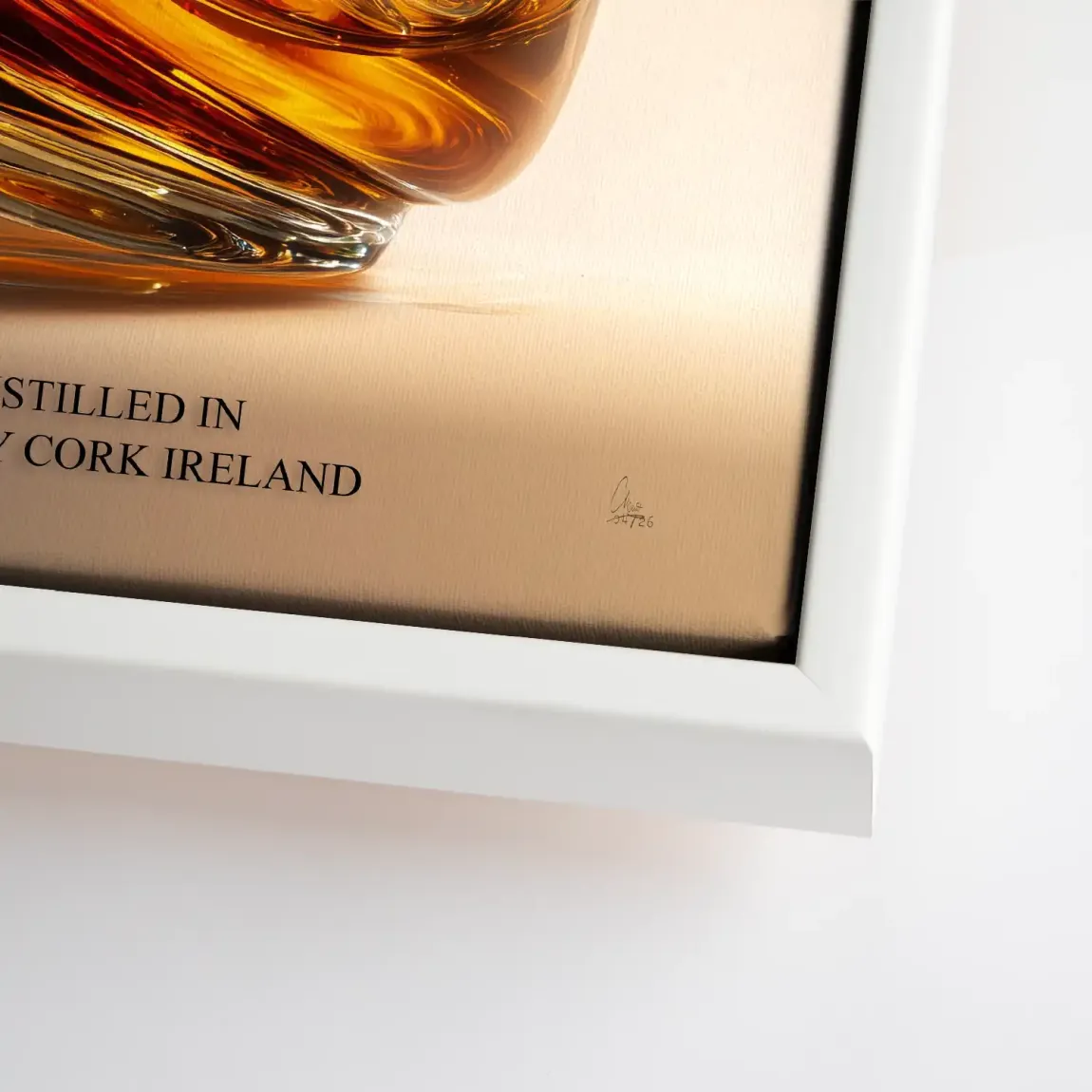 Peaky Whiskey Leinwand Bild