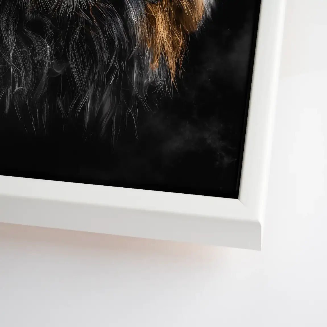 Löwe mit Zigarre Nr.2 Leinwand Bild INGALERIE