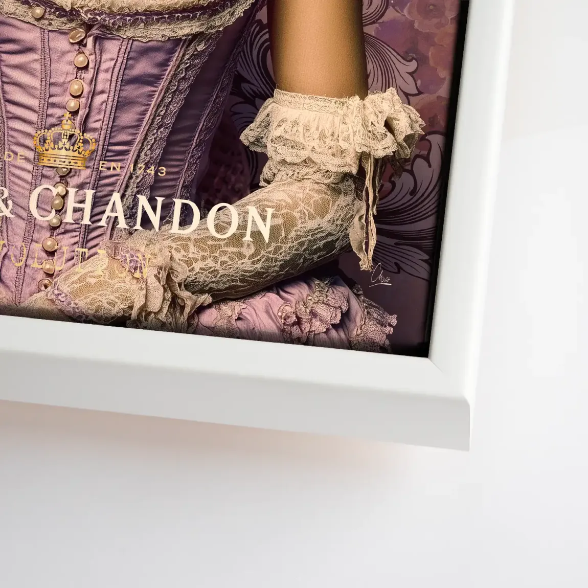 Marie Antoinette Rebell Art Leinwand Bild