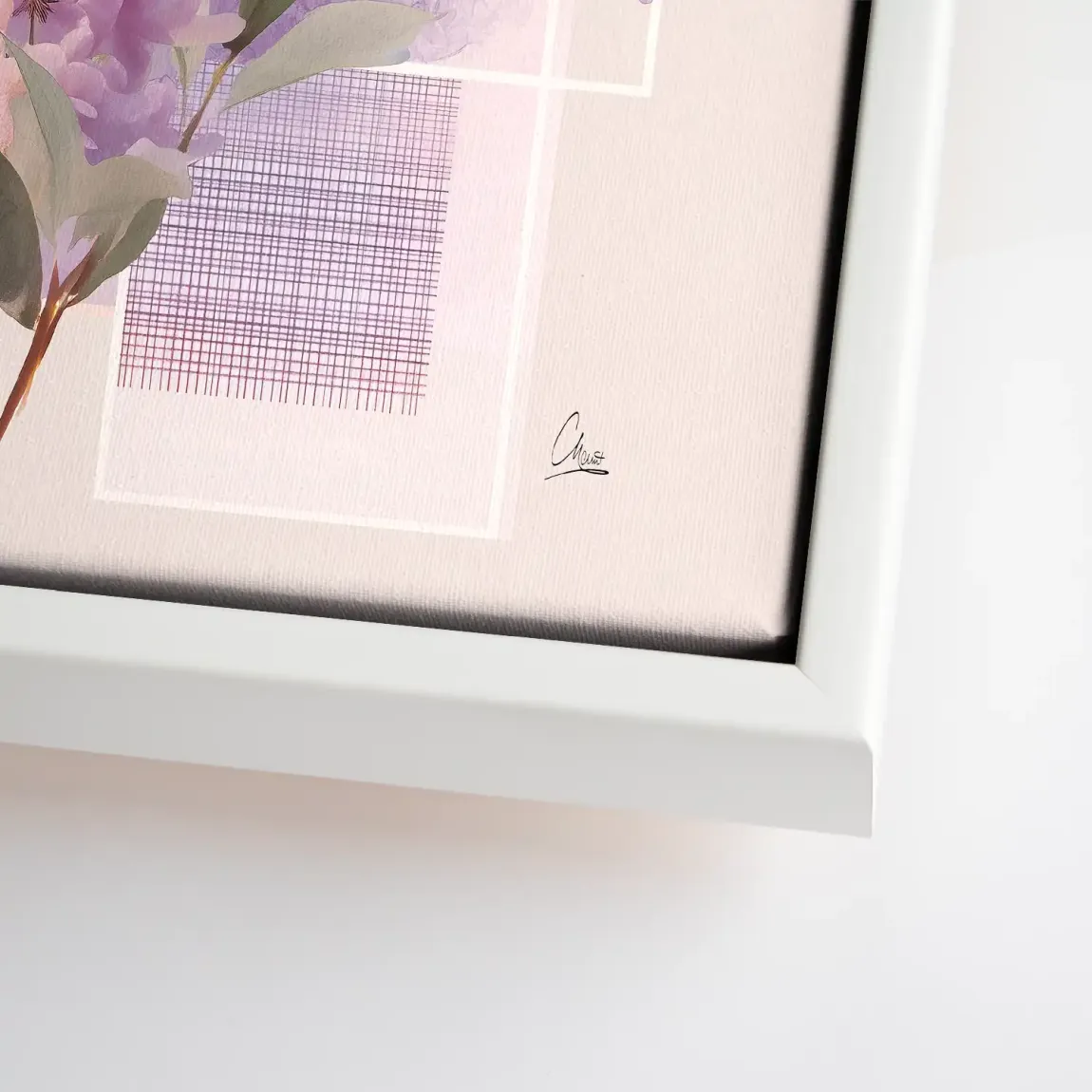 Soft Petal Harmony Leinwand Bild