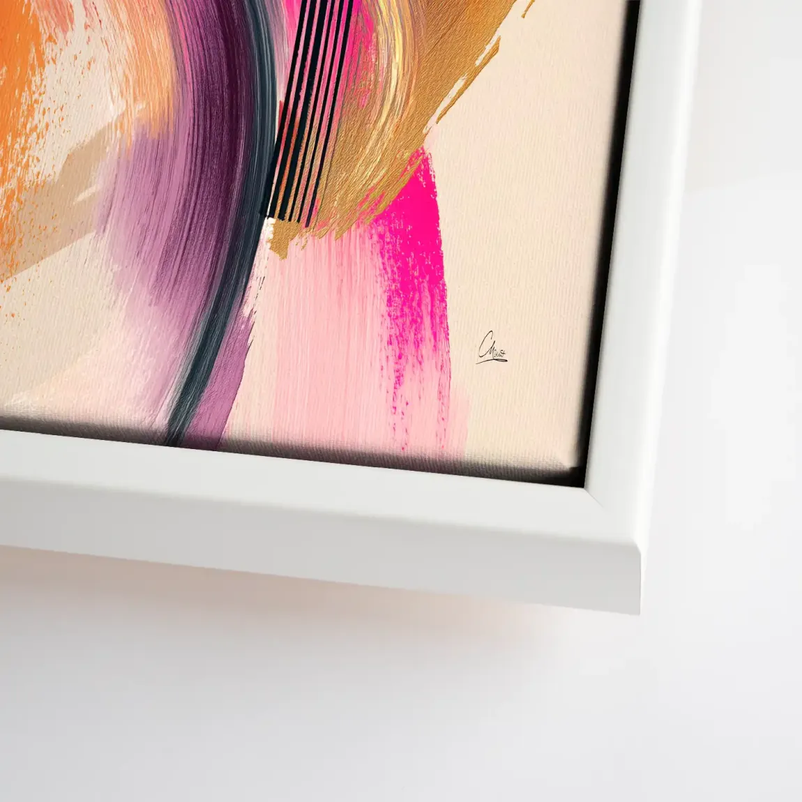 Amber Wave Leinwand Bild