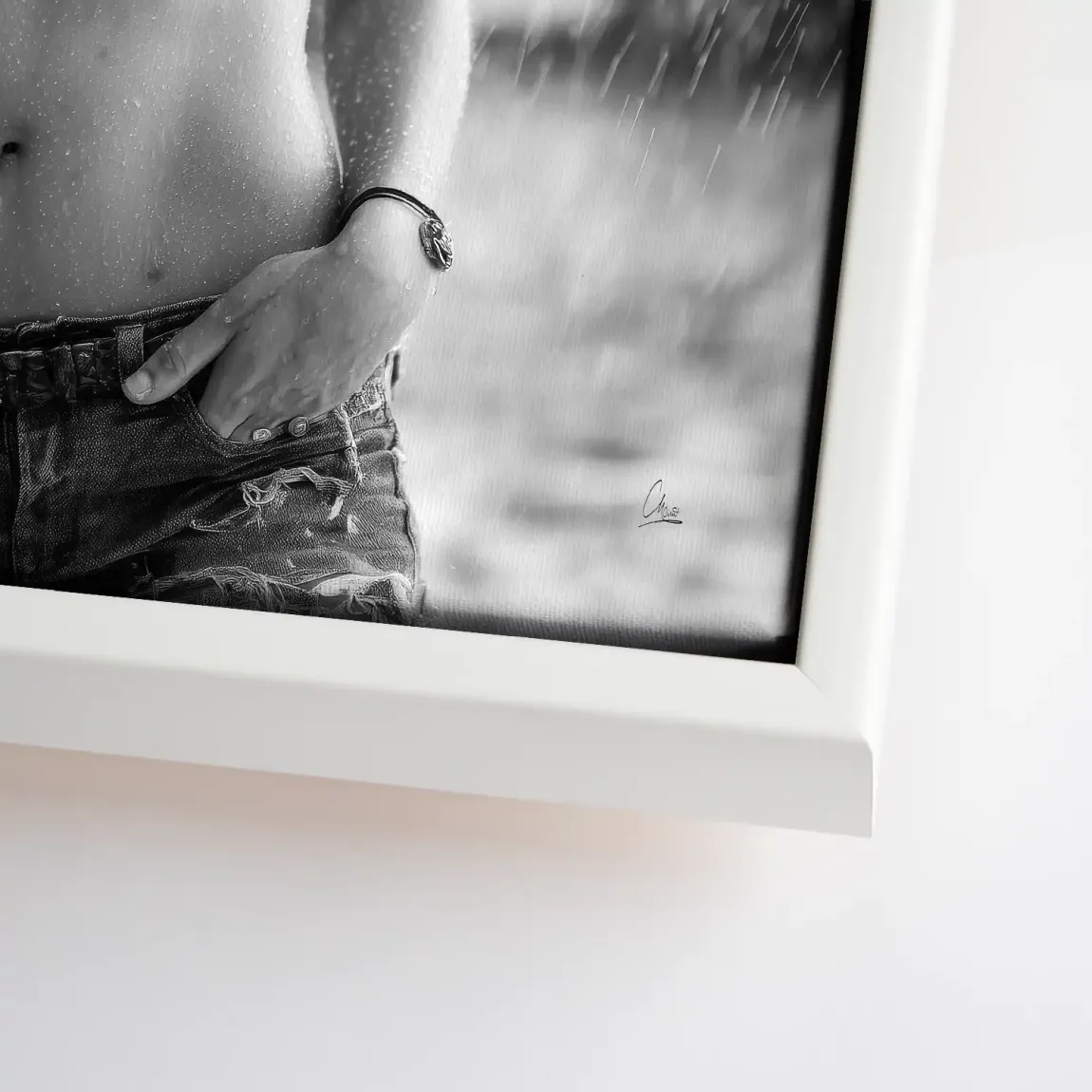 Summer Rain Leinwand Bild