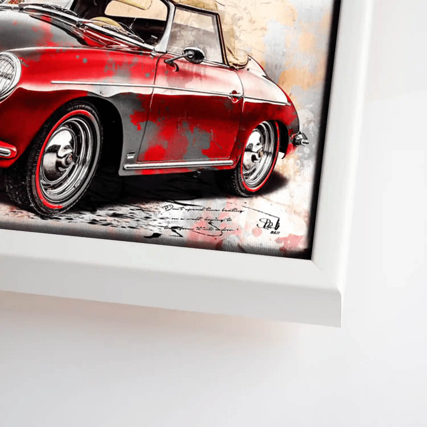 Audrey Porsche Pop Art Leinwand Bild INGALERIE