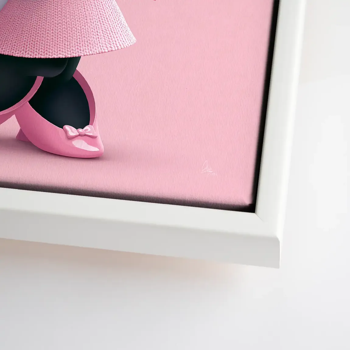 Minnie Rosé Chic Leinwand Bild