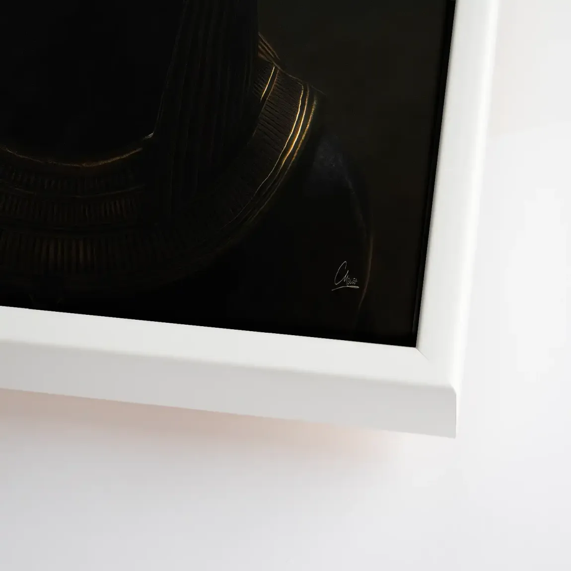 Dark Anubis Leinwand Bild