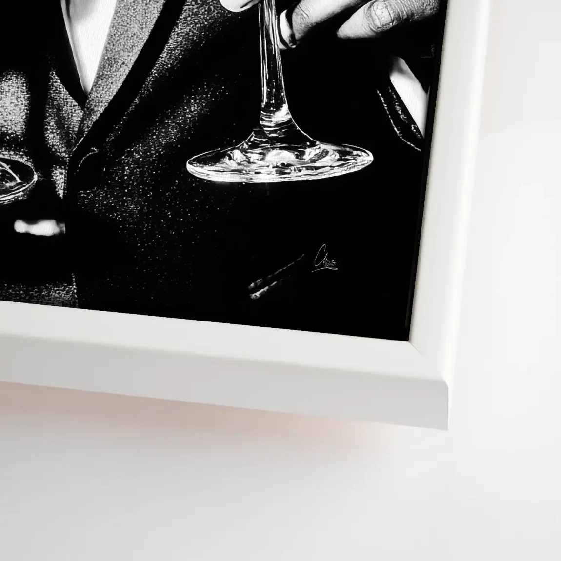 Gentleman Style Leinwand Bild