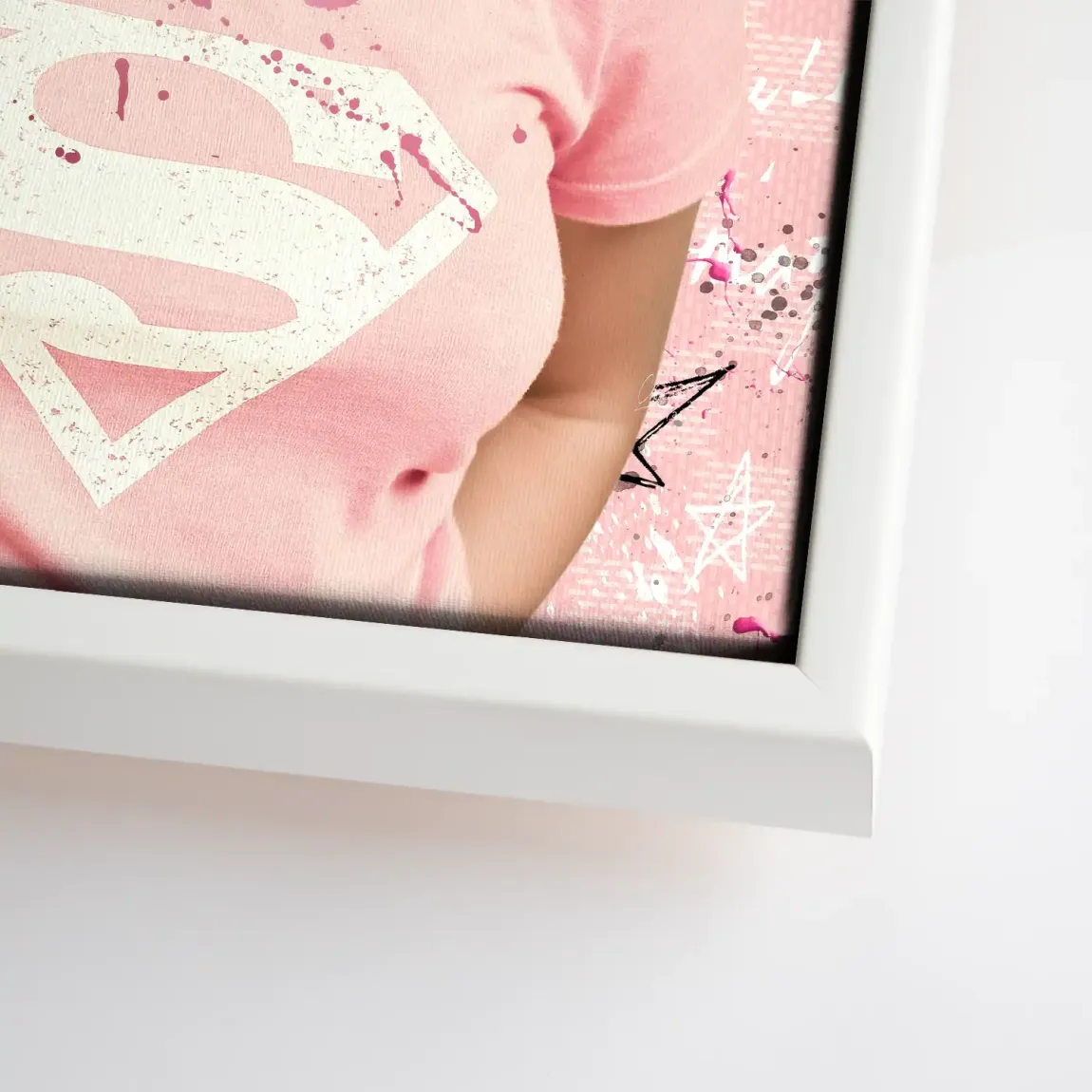 Marilyn Monroe Superman Leinwand Bild