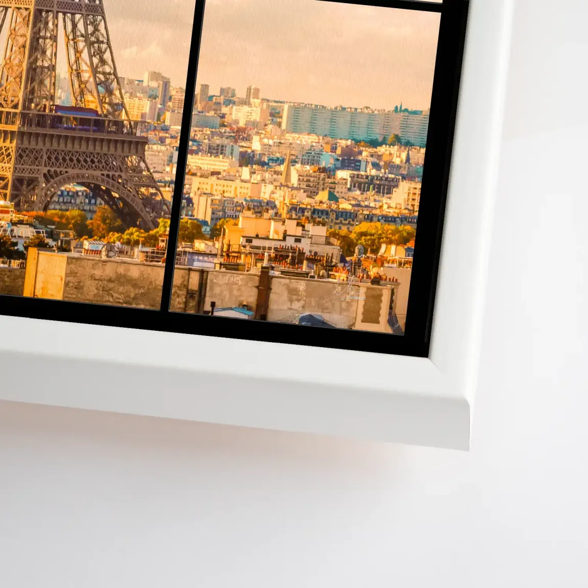 Morning Glow Paris Leinwand Bild