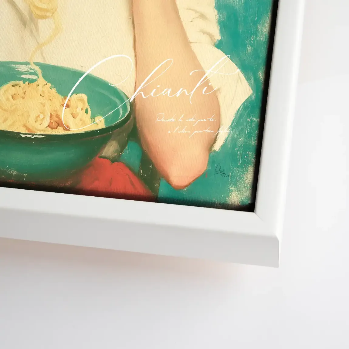 Marilyn Monroe Pasta Leinwand Bild