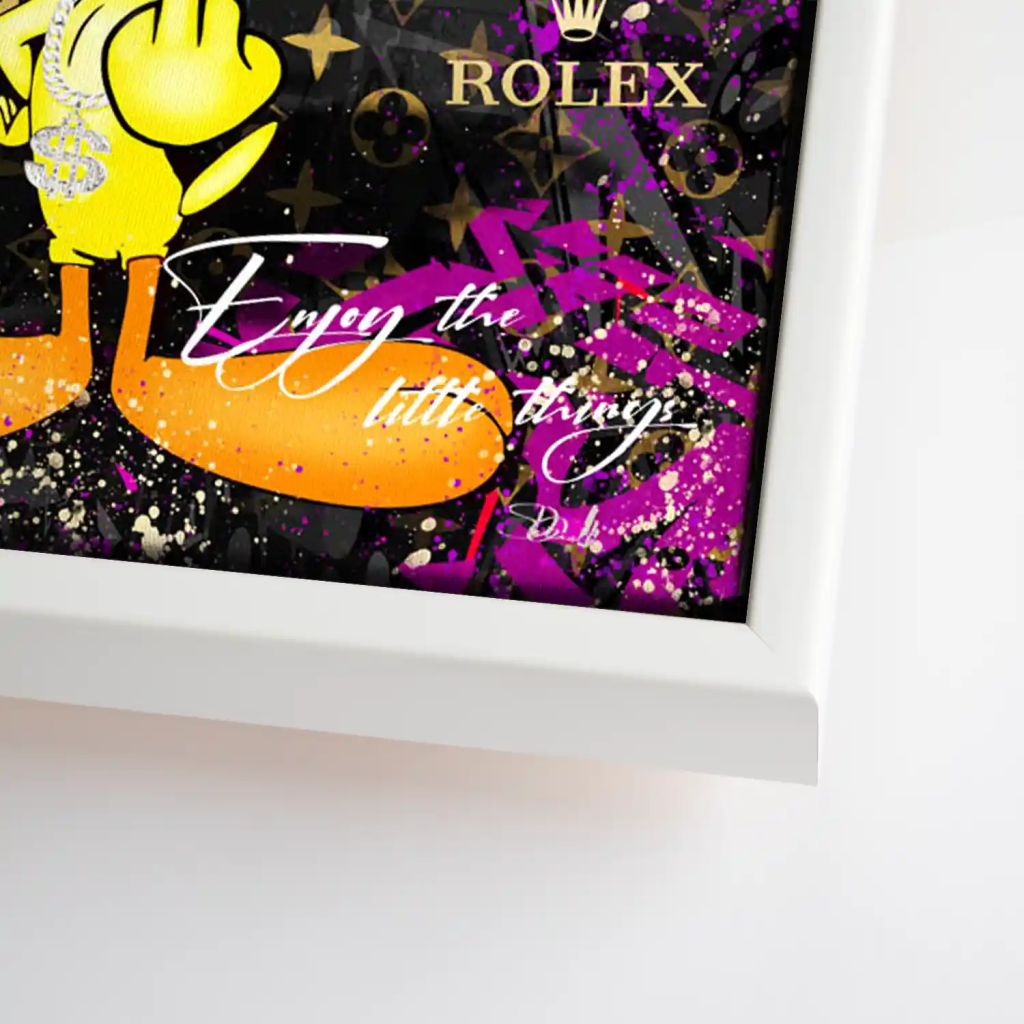 Pop Art Tweety Change the Rules Leinwand Bild INGALERIE