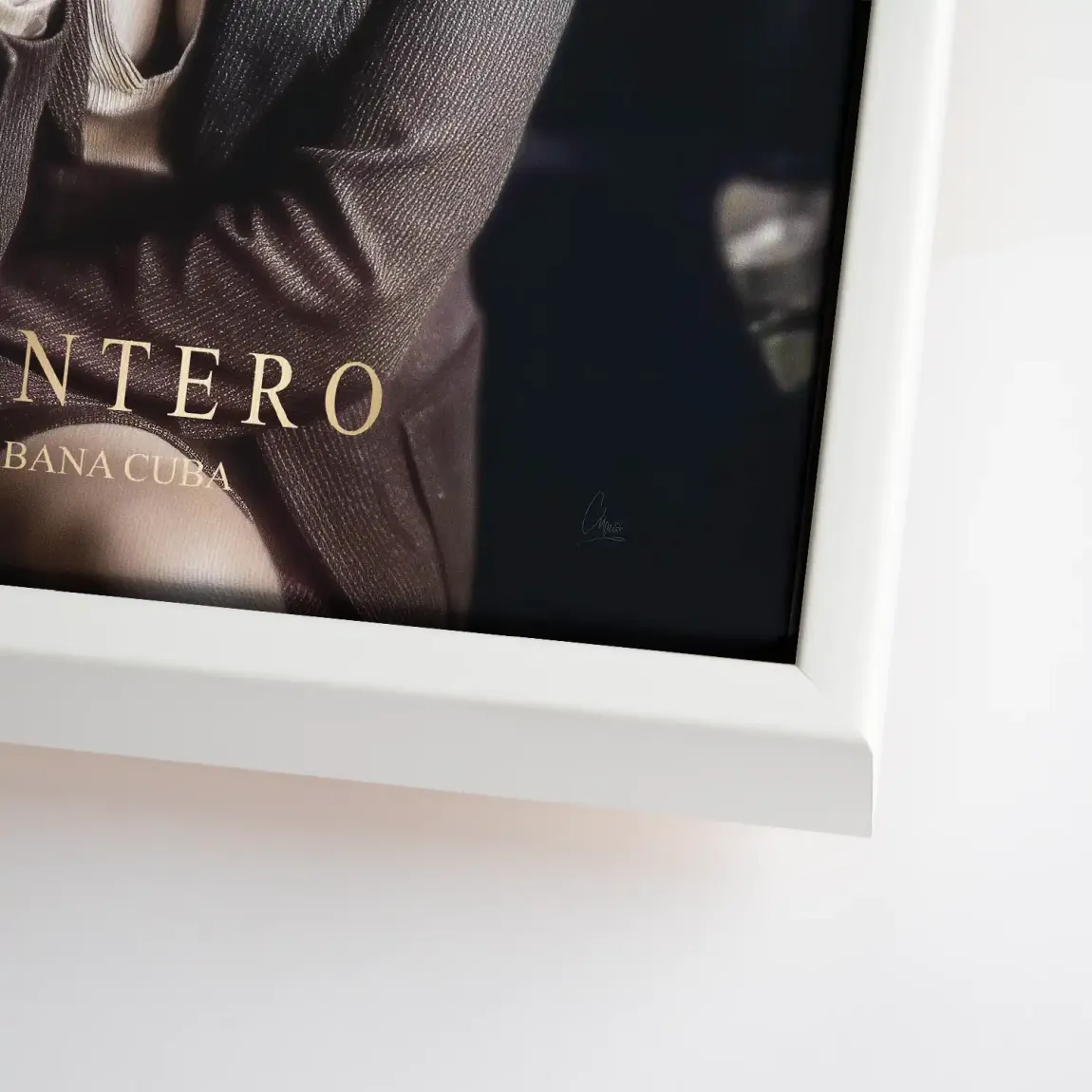 Whisky Noir Leinwand Bild