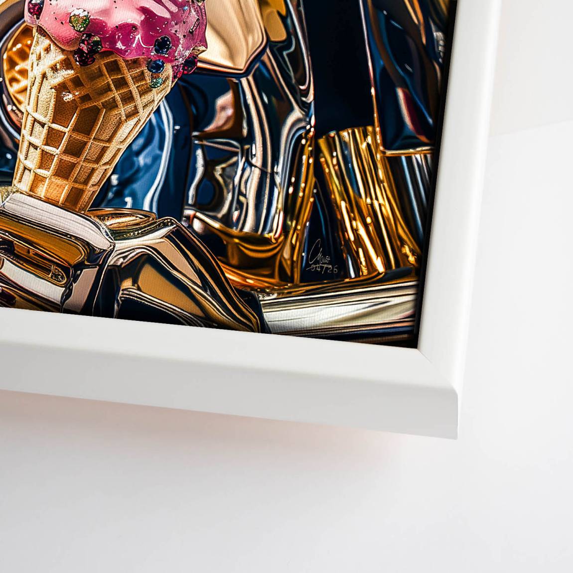 Stormtrooper Gold Leinwand Bild