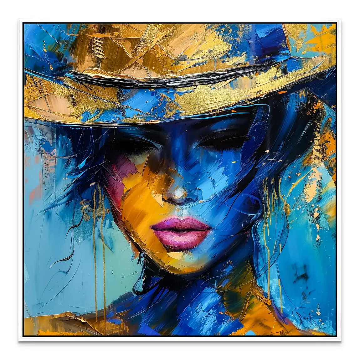 Golden Shade Leinwand Bild