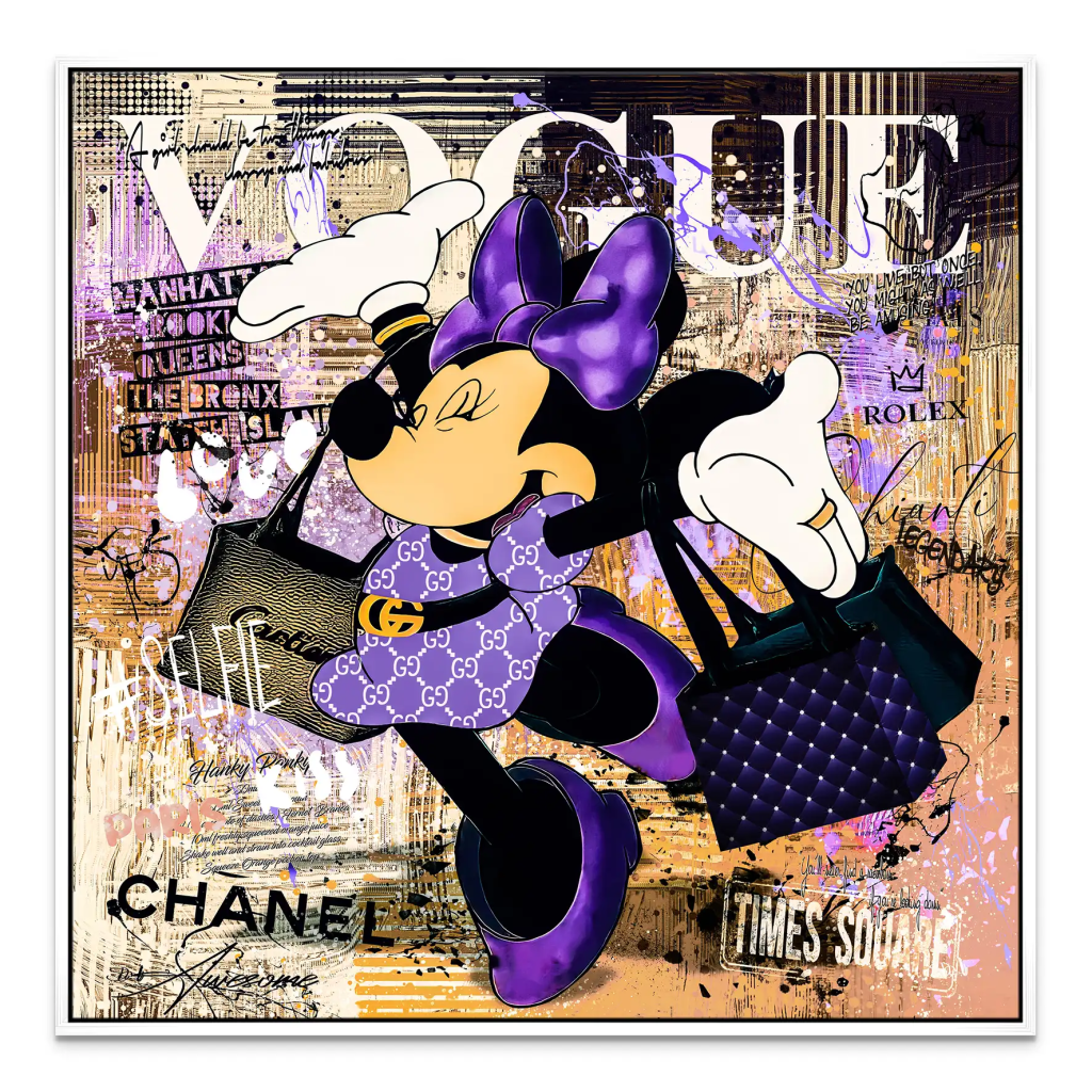 Minnie Vogue Leinwand Bild INGALERIE