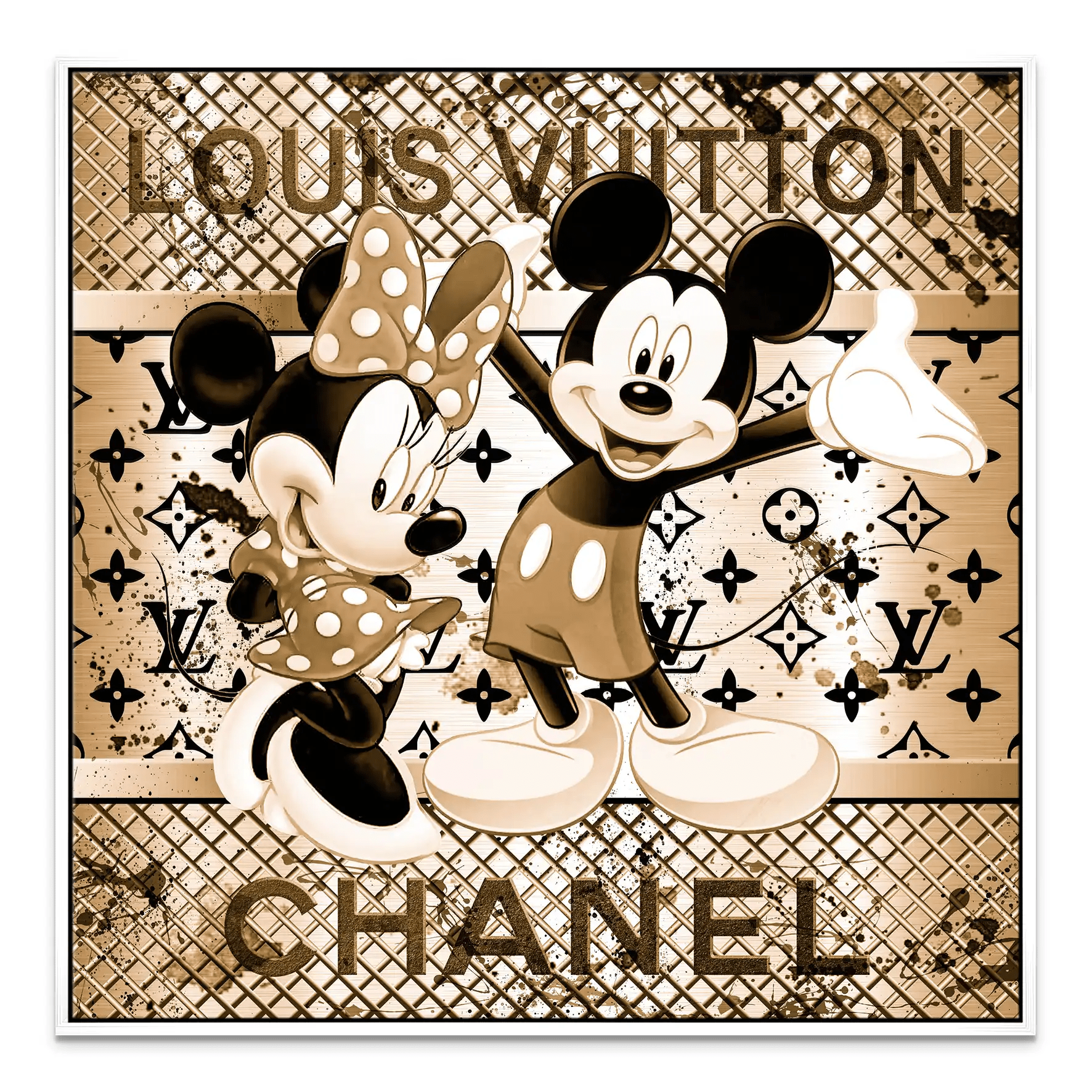 Micky & Minnie Louis Art Leinwand Bild INGALERIE