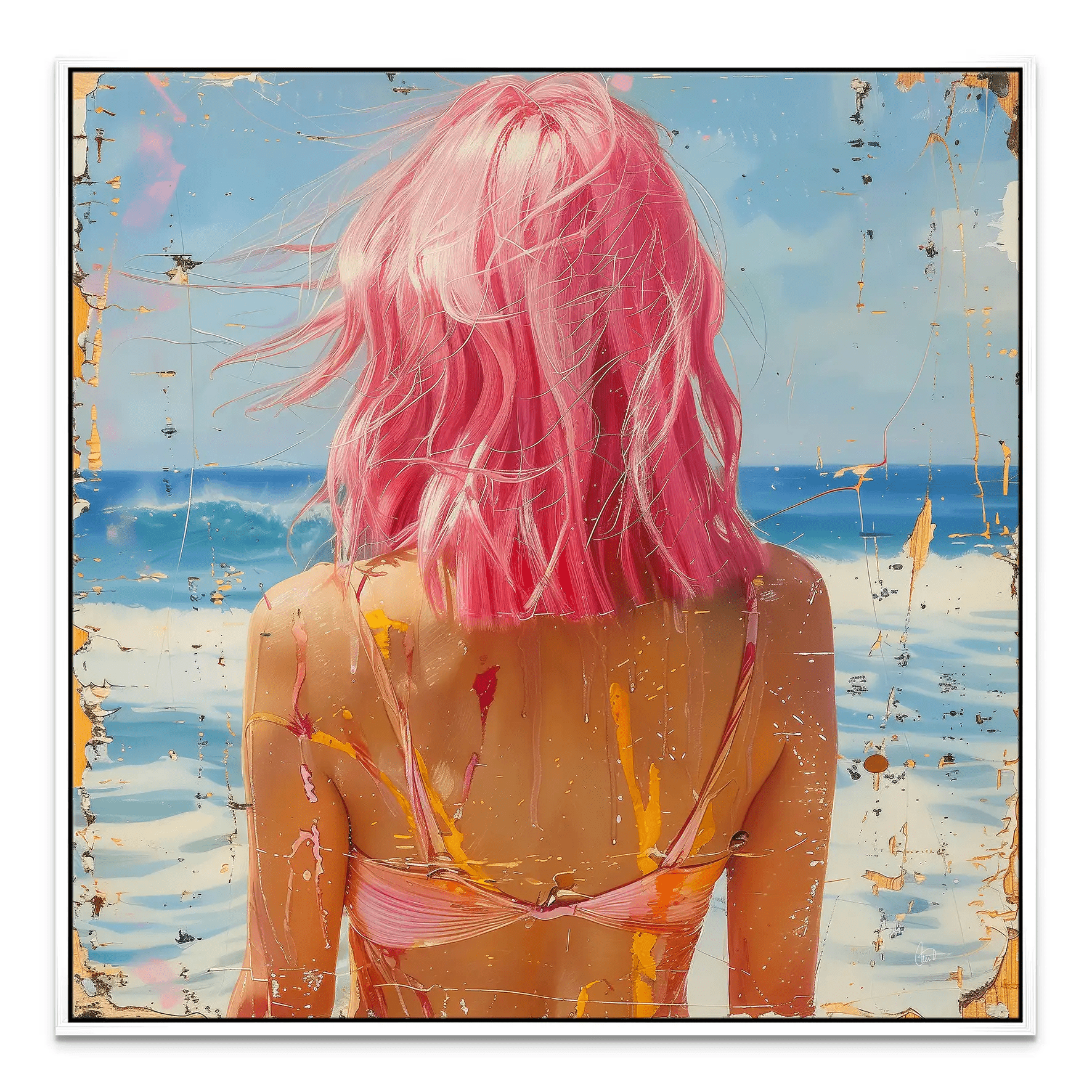 Beach Girl Nr.5 Leinwand Bild INGALERIE