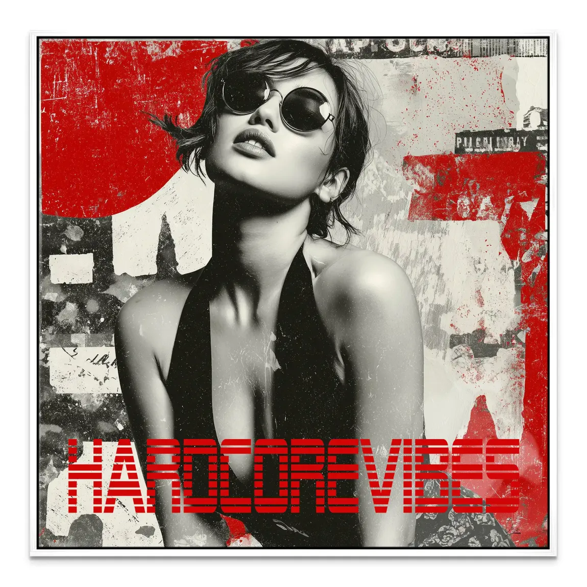 Hardcore Vibes Leinwand Bild