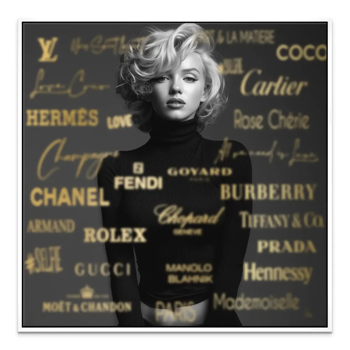 Marilyn Monroe Luxury Leinwand Bild