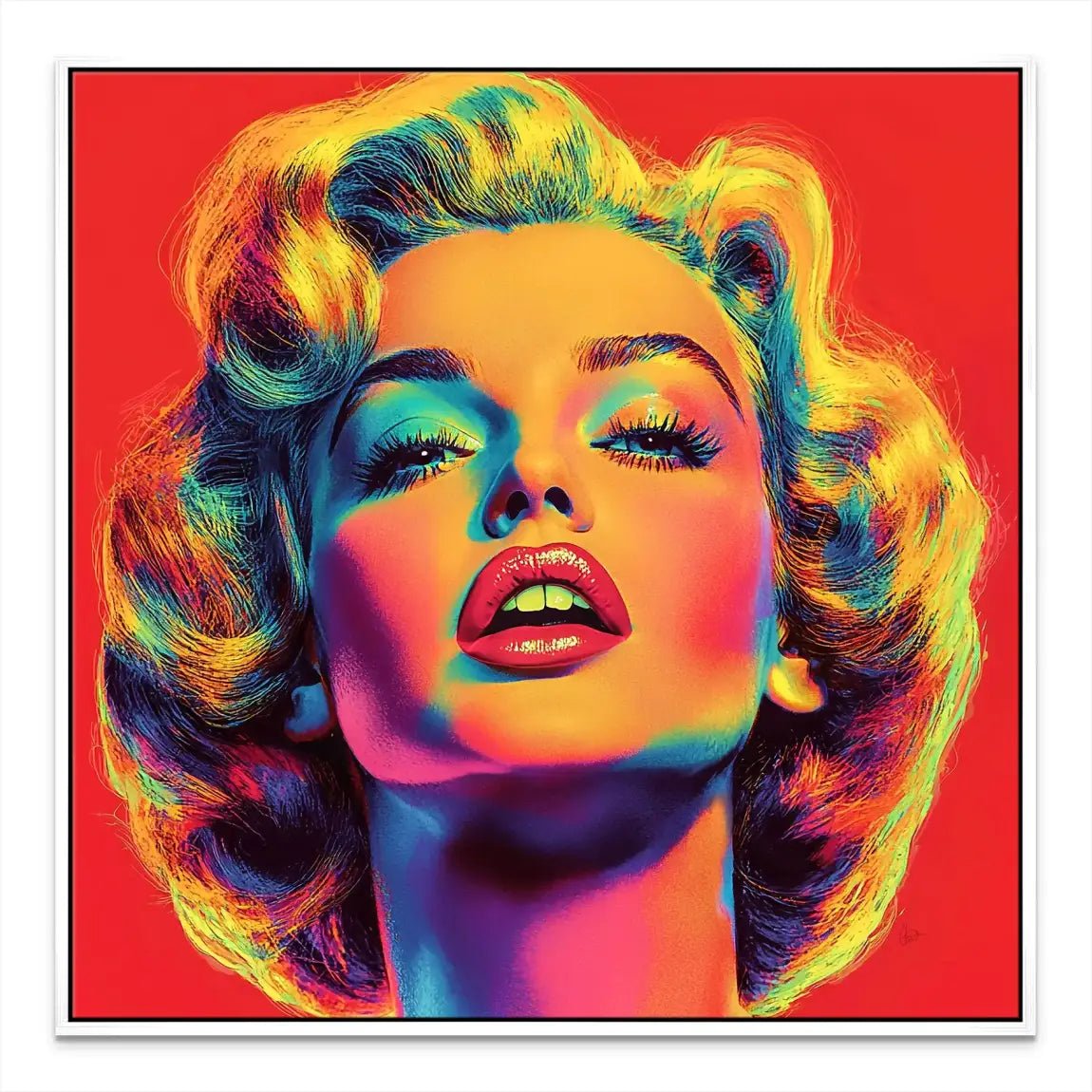 Marilyn Monroe Pop Art Style Leinwand Bild INGALERIE