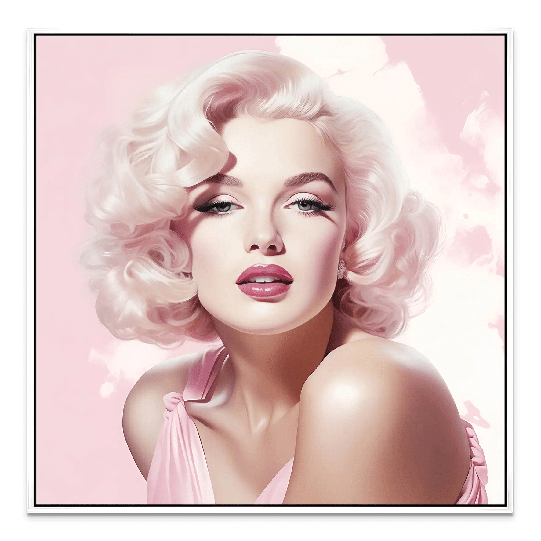 Pink Marilyn Leinwand Bild INGALERIE