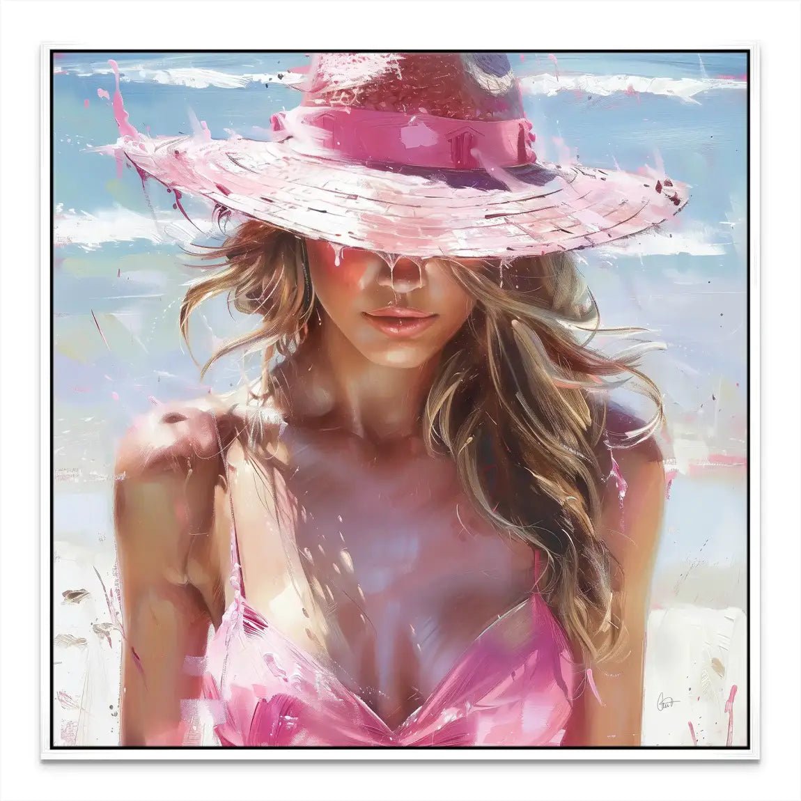 Summer Beach Beauty Leinwand Bild INGALERIE