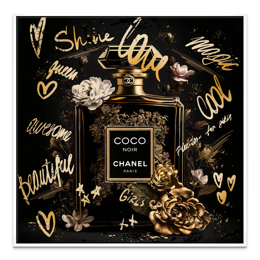 Coco Parfum Lifestyle Leinwand Bild INGALERIE