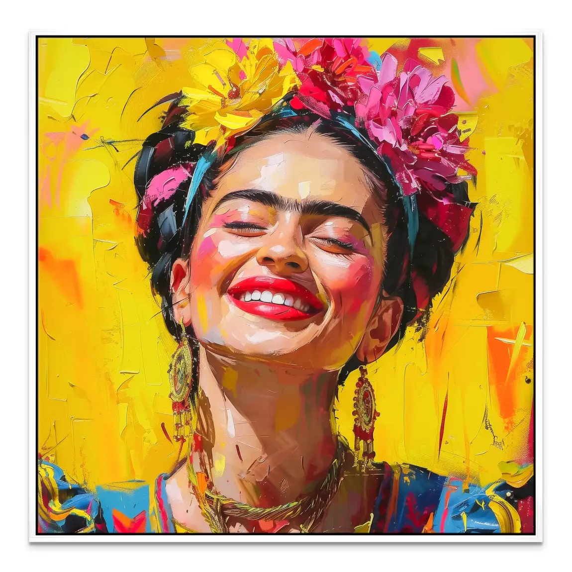 Frida Viva Leinwand Bild