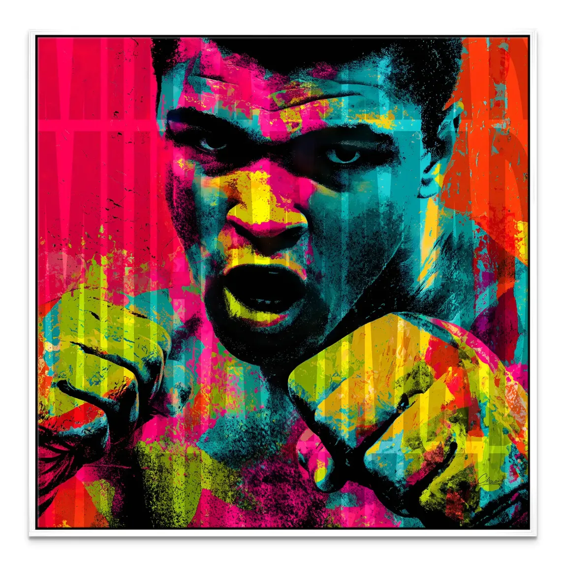 Muhammad Ali The Greatest in Color Leinwand Bild INGALERIE