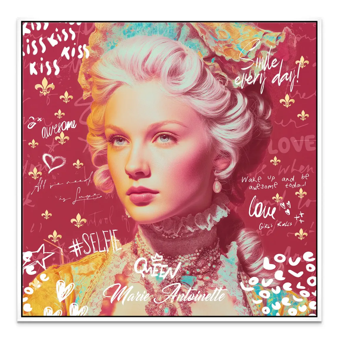 Royal Pop Leinwand Bild