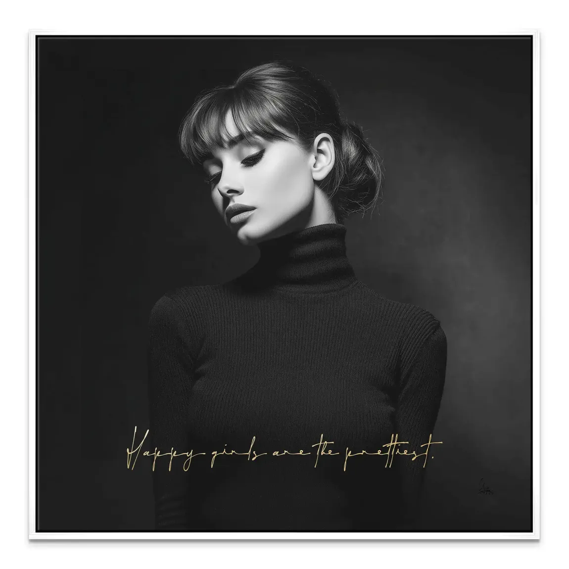 Audrey Hepburn Pretty Leinwand Bild