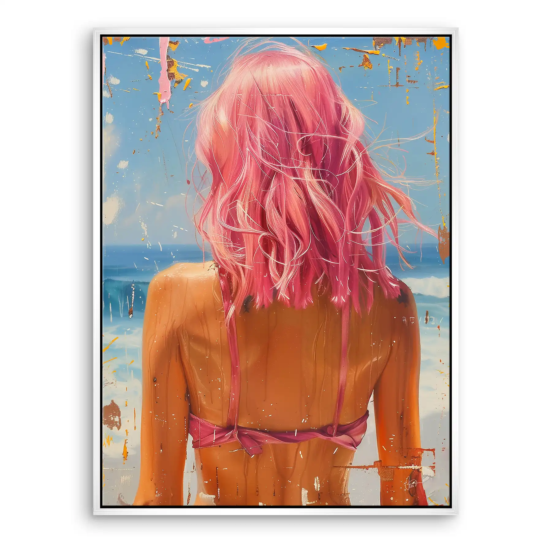 Beach Girl Nr.6 Leinwand Bild INGALERIE