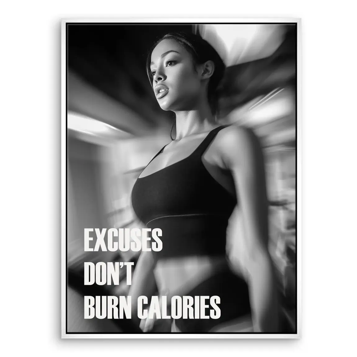 Burn Calories Fitness Leinwand Bild