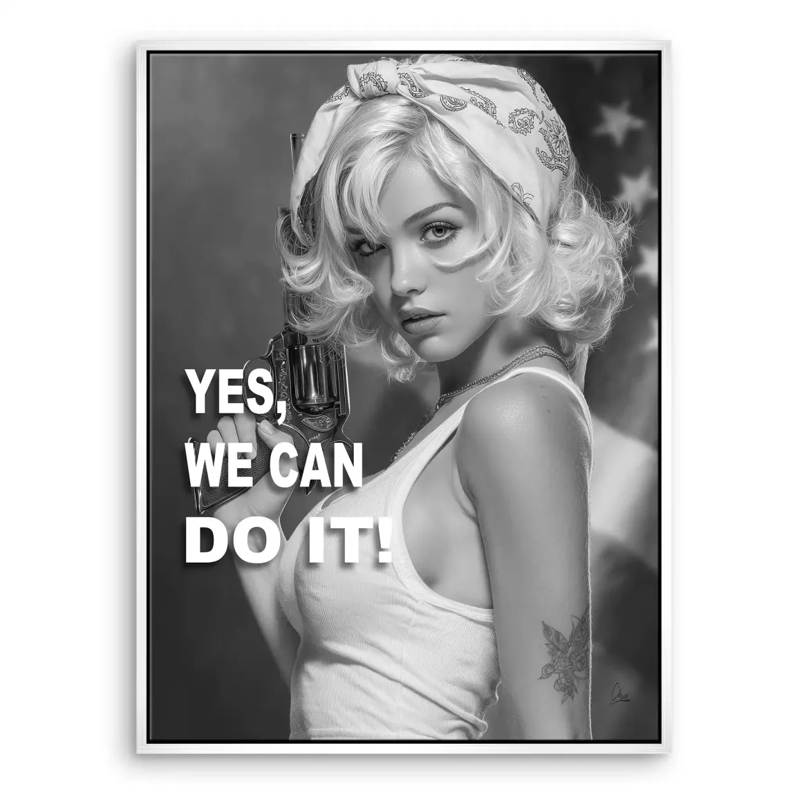 Yes we can Leinwand Bild