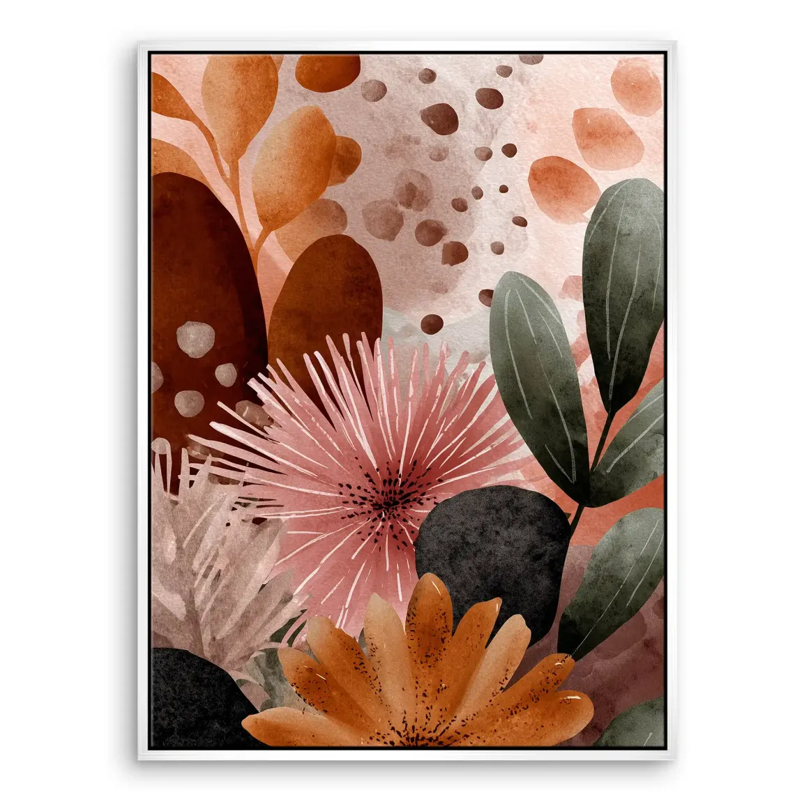 Terracotta Harmony Leinwand Bild