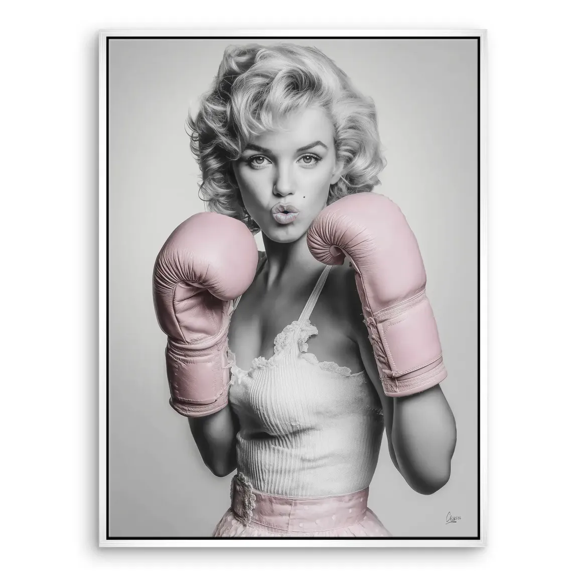 Marilyn Monroe Punch Leinwand Bild